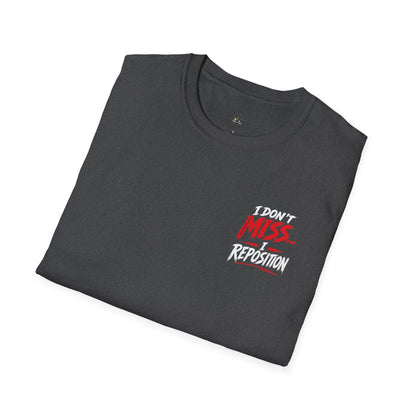 I Don't miss I reposition billiards tee