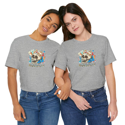 Nurse life Skull Graphic Tee