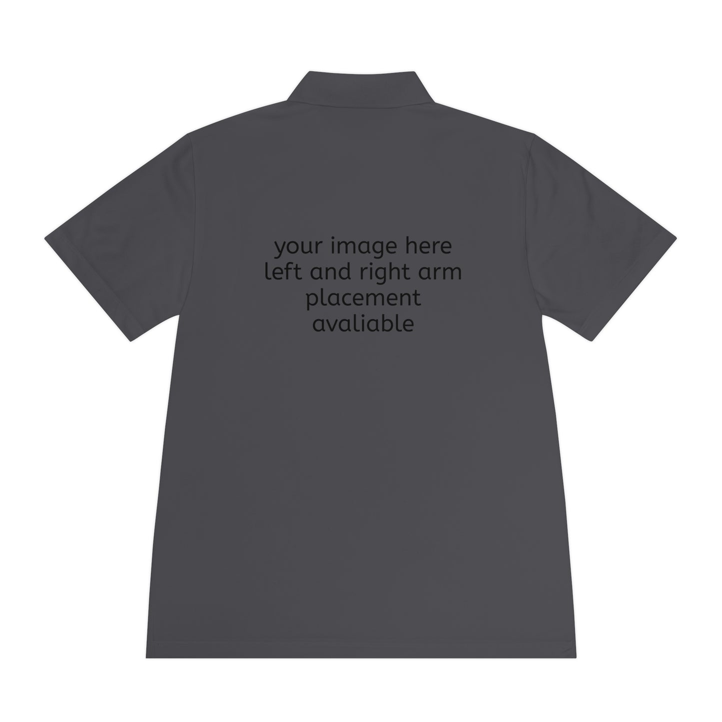 Custom Men's Sport Polo — Personalized Front/Back Logo Athletic Shirt