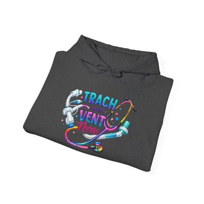 TRACH and VENT nurse Unisex Heavy Blend™ Hooded Sweatshirt