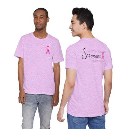 Breast Cancer Recovery Tee — "The Comeback Is Always Stronger Than The Setback"