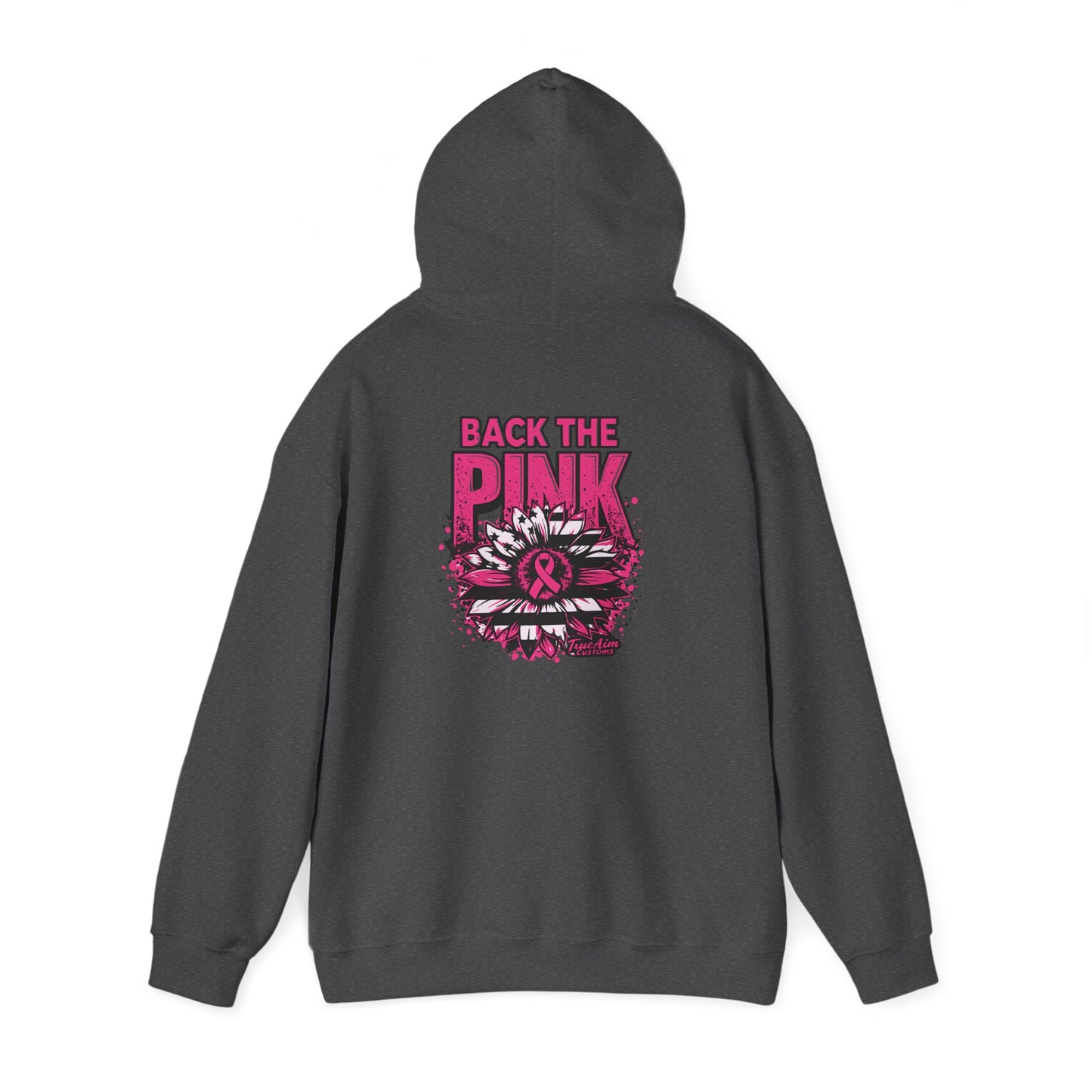 Back the Pink breast cancer Graphic Hooded Sweatshirt