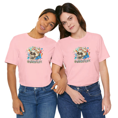 Nurse life Skull Graphic Tee