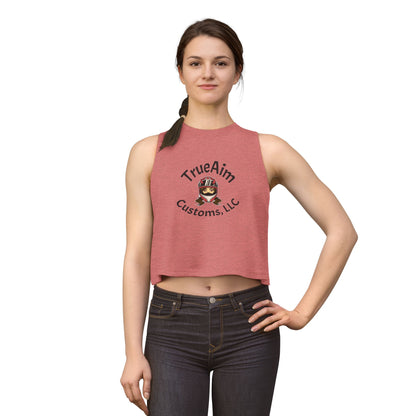 TrueAim Customs Logo Crop Top — Women's Branded Graphic Tank