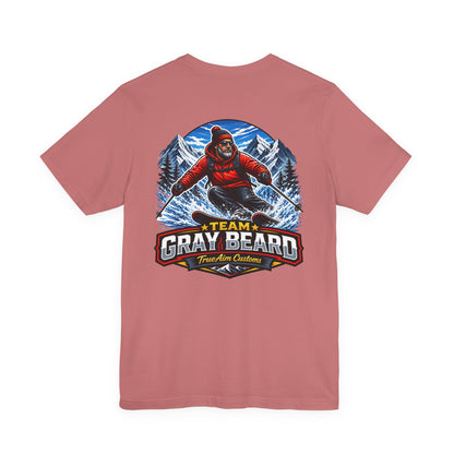 Gray Beard Ski Team T-Shirt — Vintage Mountain Skiing Graphic Tee