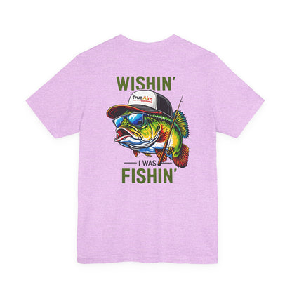 "Wishin' & Fishin'" Bass Graphic Tee