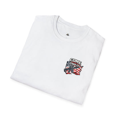 Come and Take It, American Flag Rifle Graphic Patriotic Tee