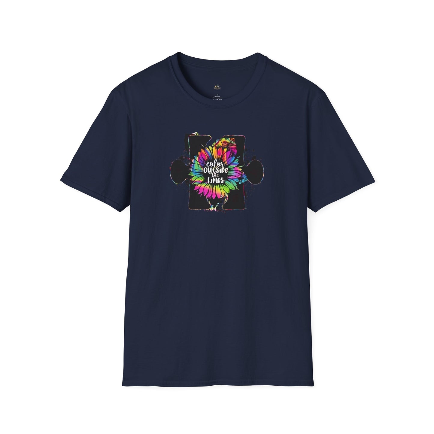 Color outside the lines t shirt
