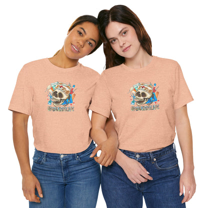 Nurse life Skull Graphic Tee