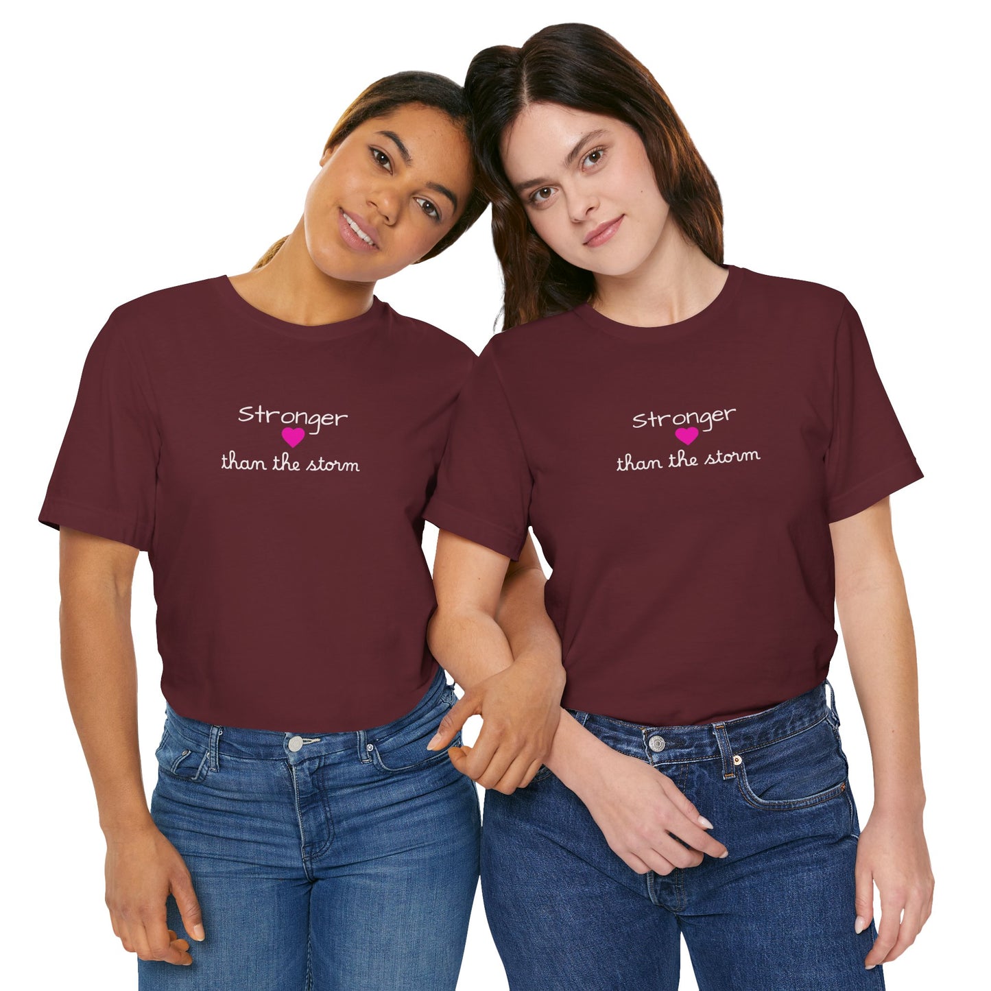 Stronger Than The Storm T-Shirt — Inspirational Motivational Tee