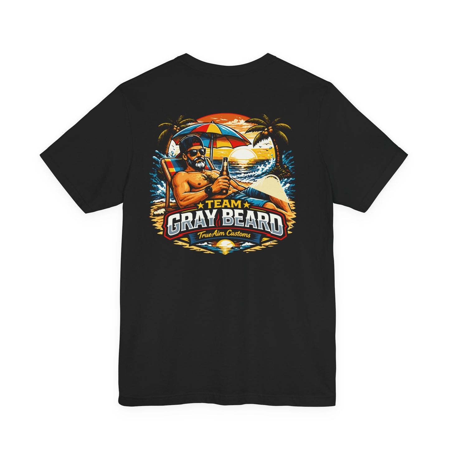 Team Gray Beard on the Beach Short Sleeve Tee