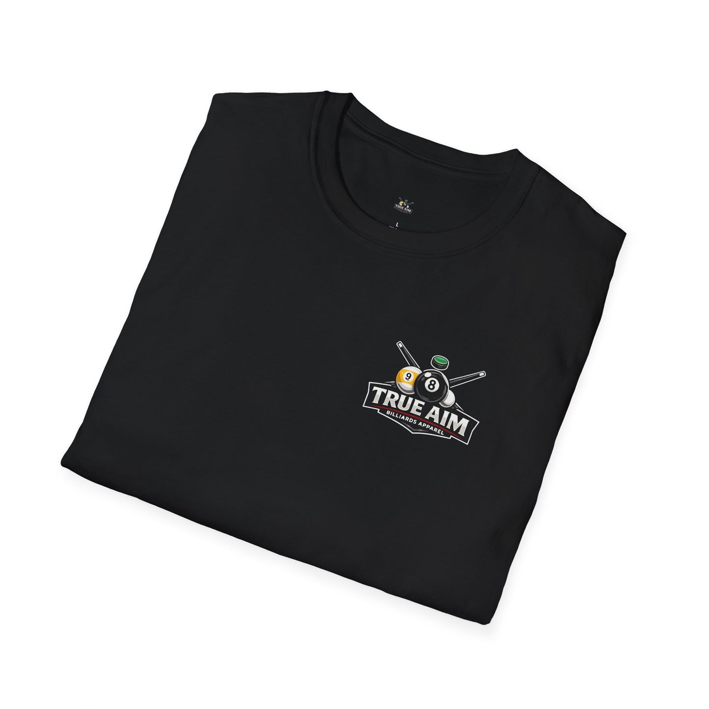 Cue Happens T-Shirt — Pool Billiards Graphic Tee (True Aim)