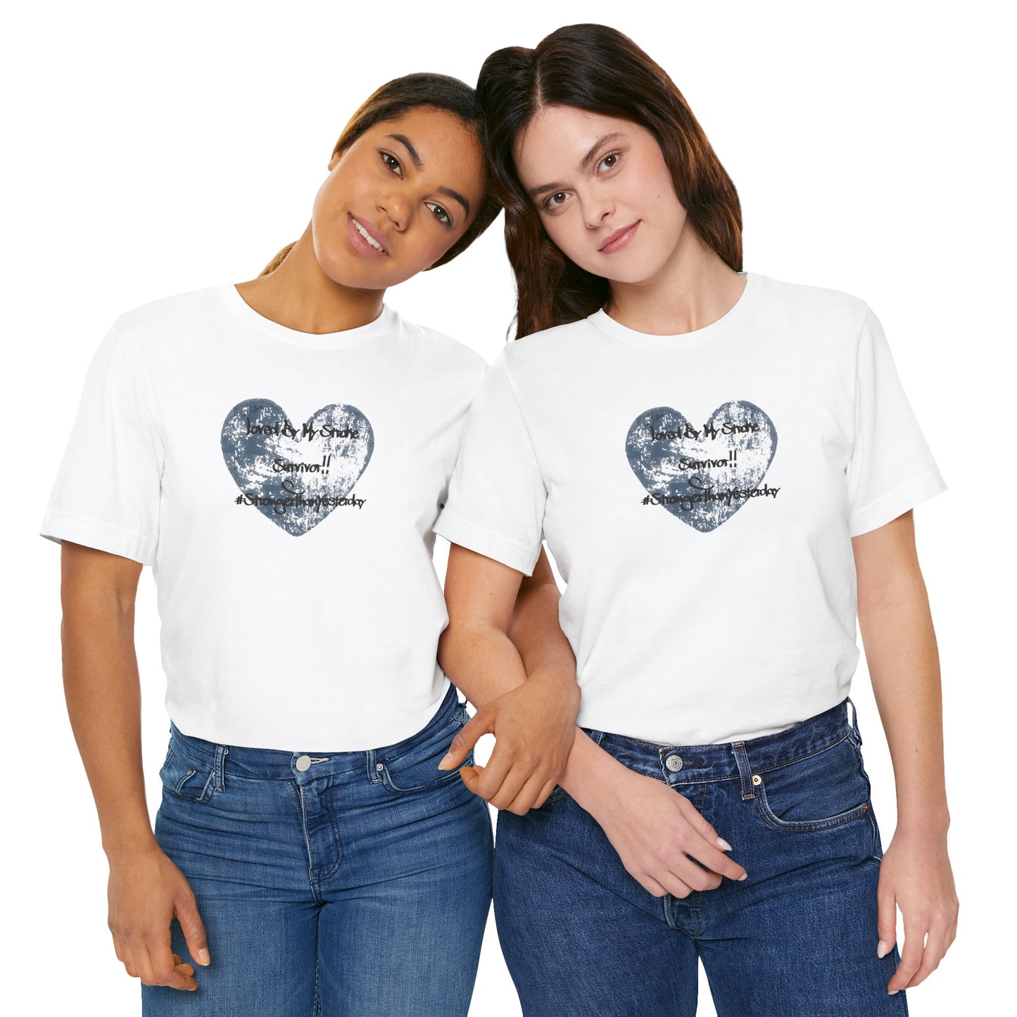 Stroke Survivor T-Shirt — "Stronger Than Yesterday" Support Tee