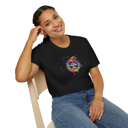 Color outside the lines t shirt