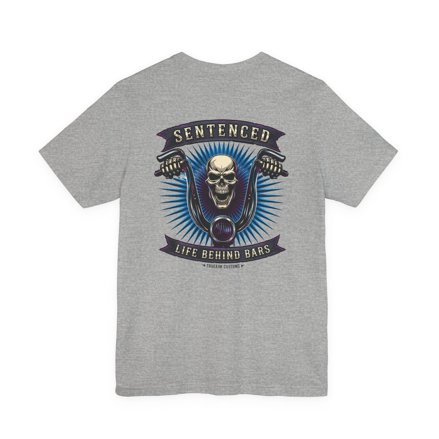 Sentenced Skull T-Shirt — "Life Behind Bars" Graphic Tee