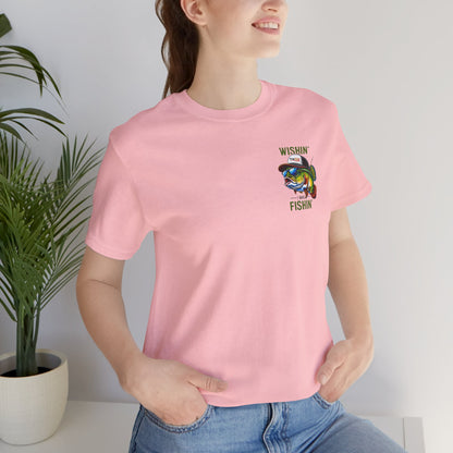 "Wishin' & Fishin'" Bass Graphic Tee
