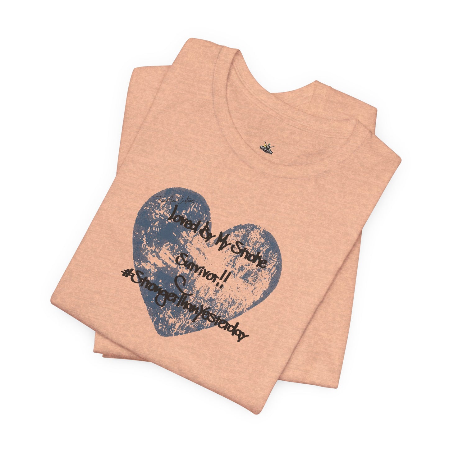 Stroke Survivor T-Shirt — "Stronger Than Yesterday" Support Tee