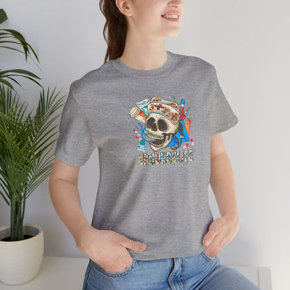 Nurse life Skull Graphic Tee