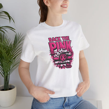 "Back The Pink” Breast Cancer Support Tee