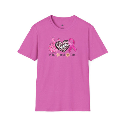 Breast Cancer Awareness Peace Love Hope T-Shirt