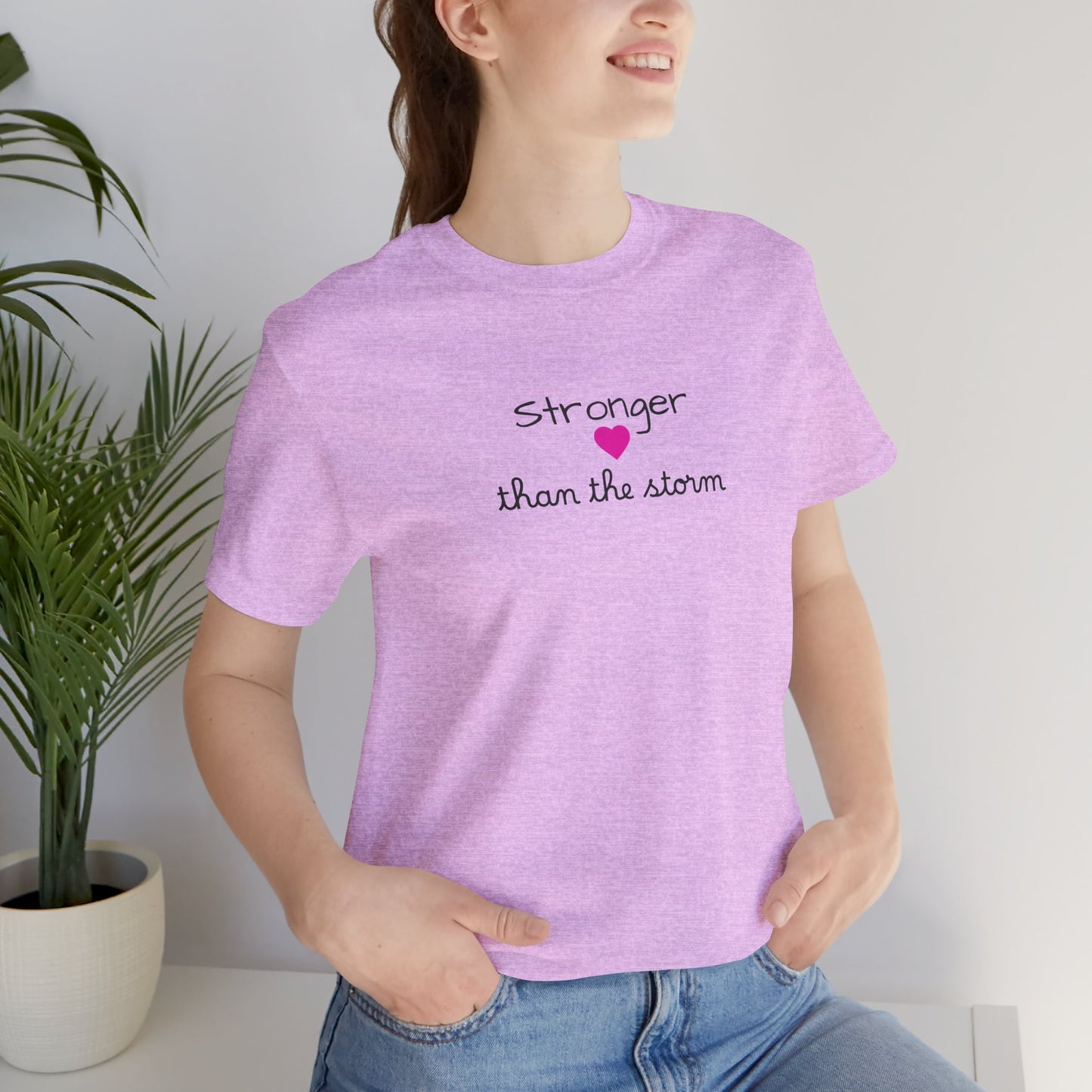 Stronger Than The Storm T-Shirt — Inspirational Motivational Tee