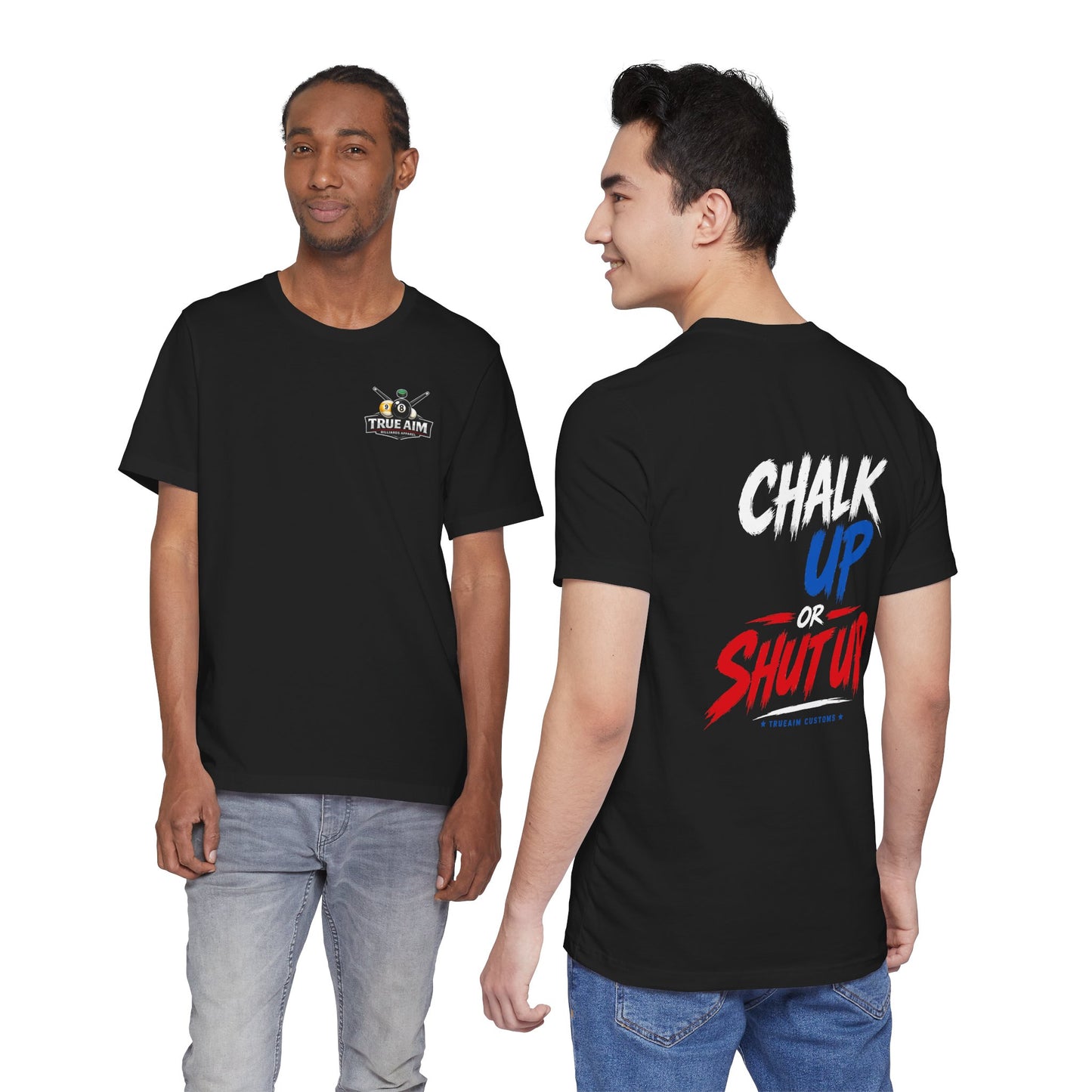 T-Shirt — "Chalk Up or Shut Up" Gym Chalk Fitness Tee