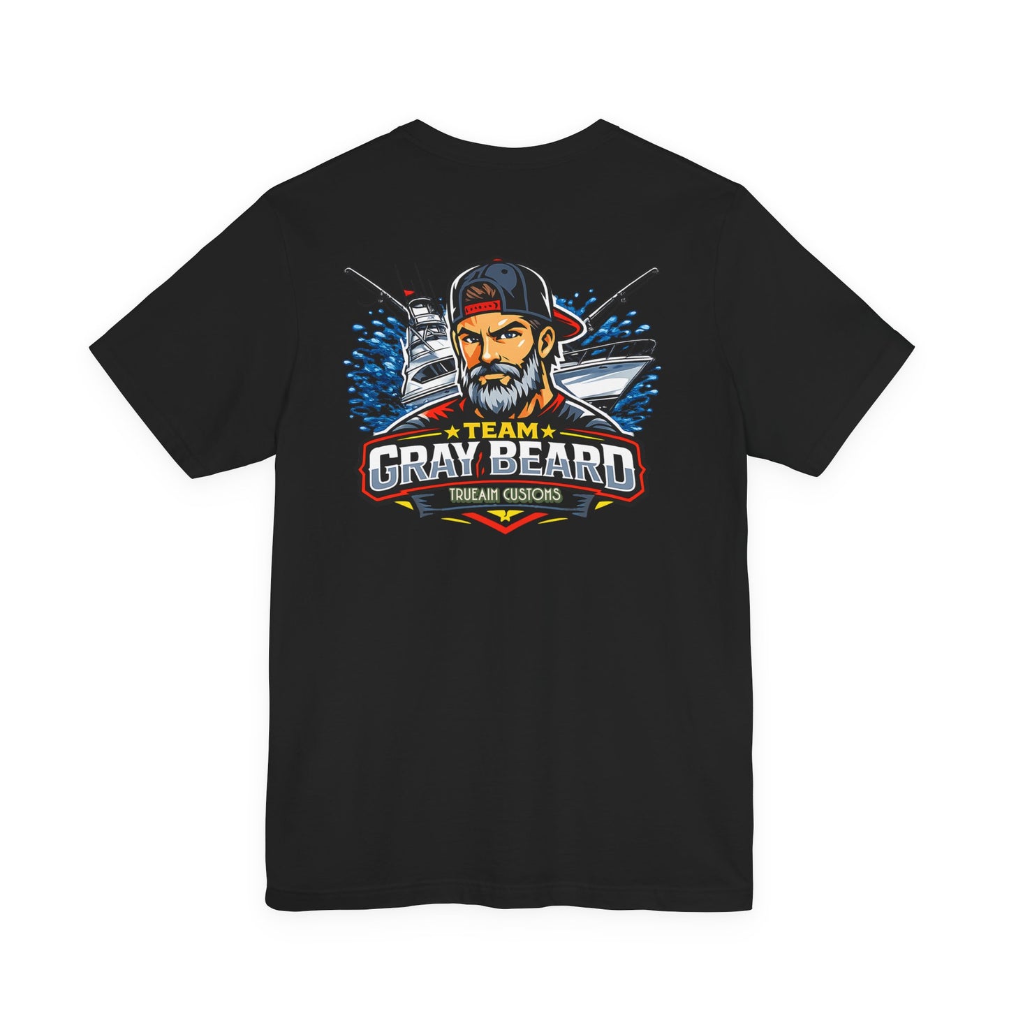 Gray Beard Fishing boat T-Shirt – "Team Gray Beard" Graphic Tee