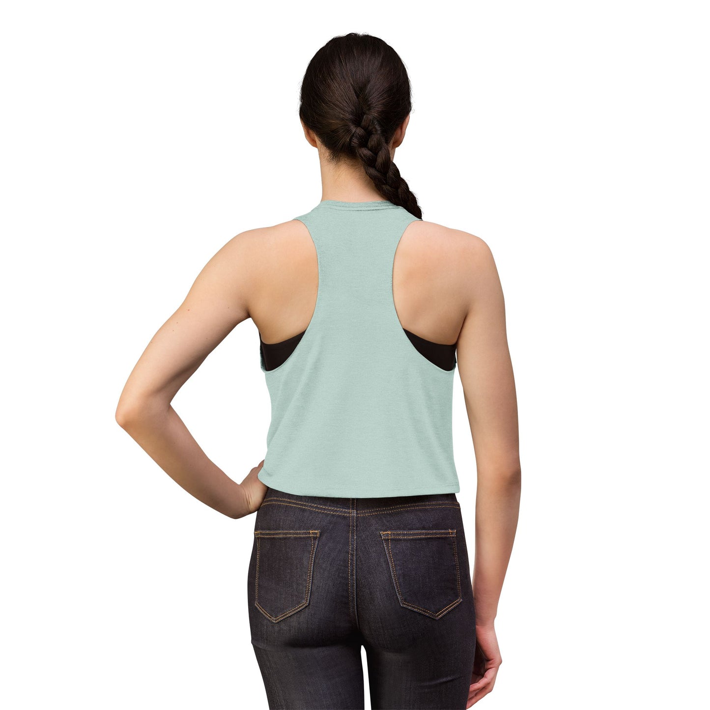 TrueAim Customs Logo Crop Top — Women's Branded Graphic Tank