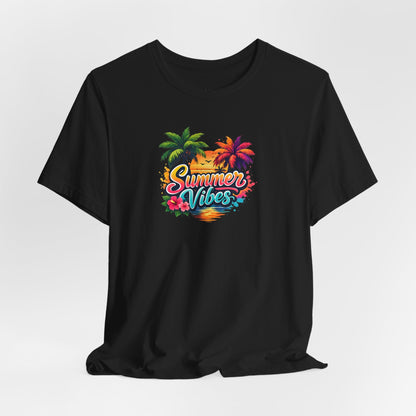 Summer Vibes T-Shirt – Tropical Palm Beach Tee