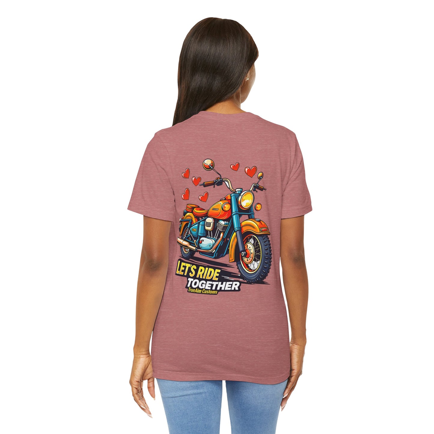Lets Ride Together Graphic Tee — Women's Biker Shirt