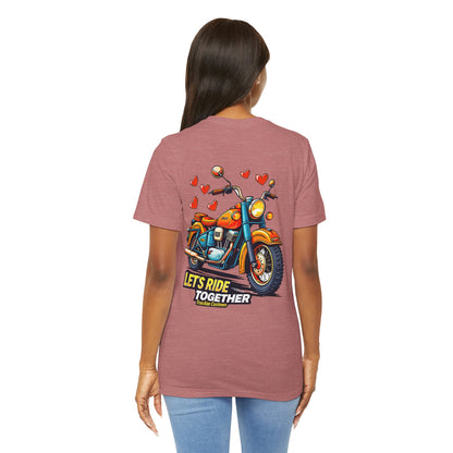 Lets Ride Together Graphic Tee — Women's Biker Shirt