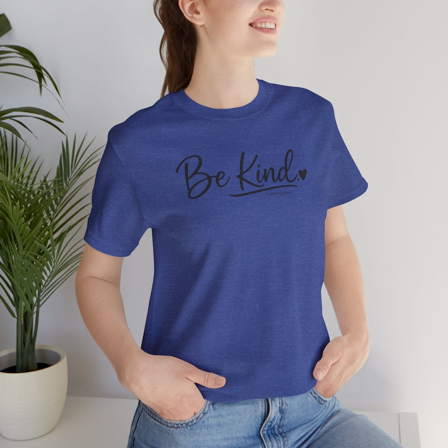 Be Kind Heart T-Shirt — Minimalist Positive Message Tee