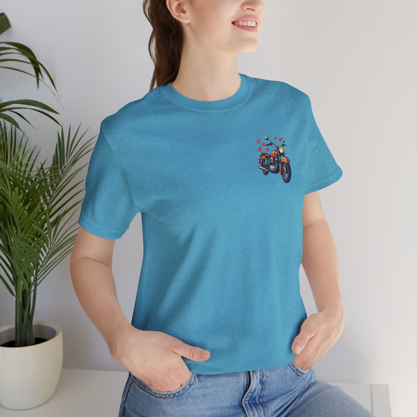 Riding my heart into the sunset- Motorcycle Graphic Tee -