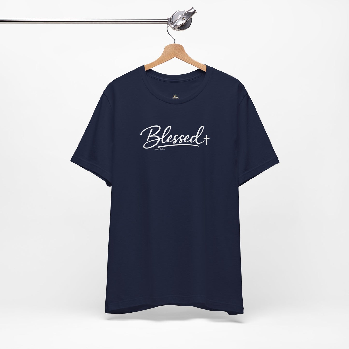 Blessed Minimalist Tee - White Short Sleeve Shirt