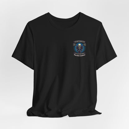 Sentenced Skull T-Shirt — "Life Behind Bars" Graphic Tee