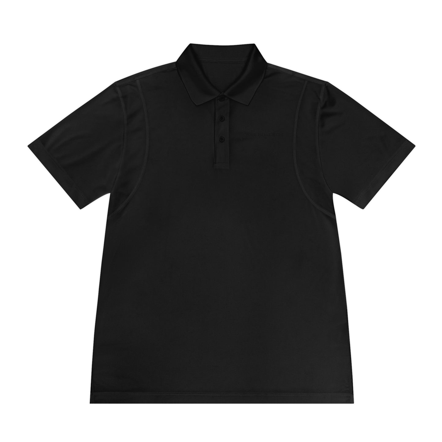 Custom Men's Sport Polo — Personalized Front/Back Logo Athletic Shirt