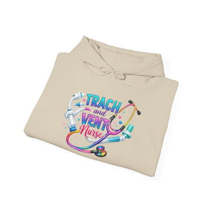 TRACH and VENT nurse Unisex Heavy Blend™ Hooded Sweatshirt