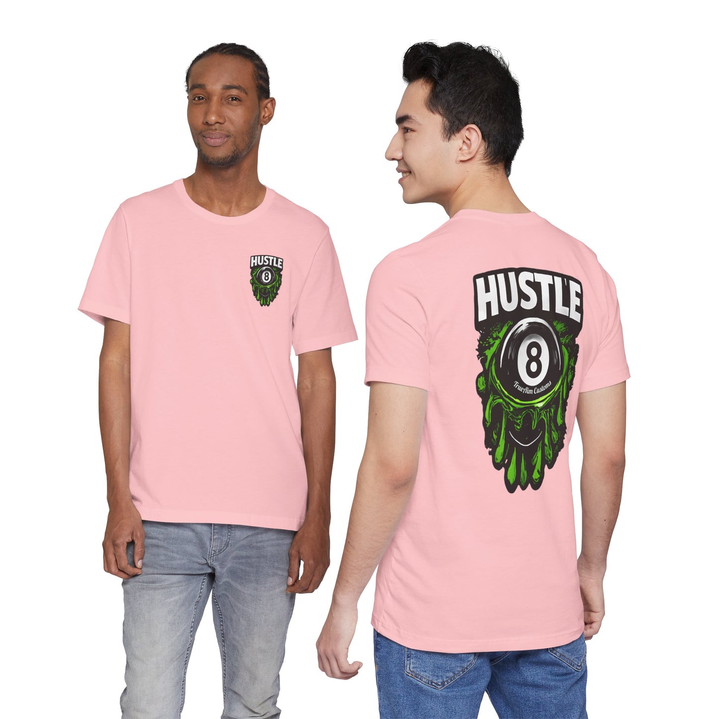 Hustle 8 Ball Tee — Billiards Graphic T-Shirt