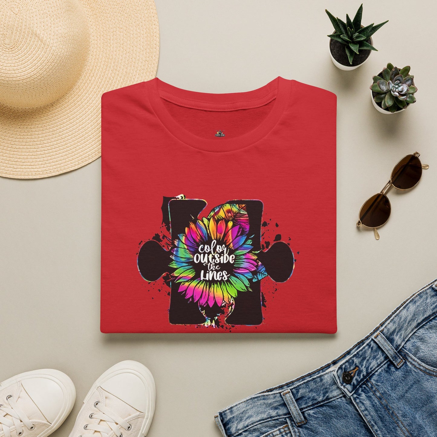Color outside the lines t shirt