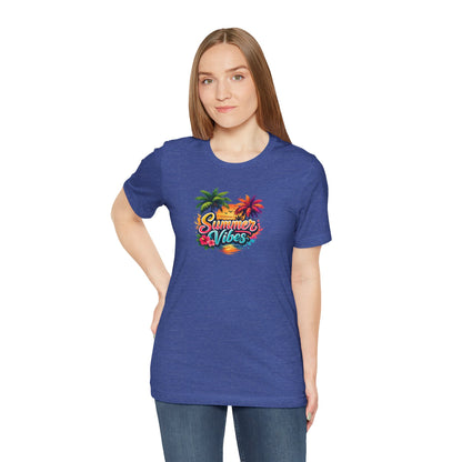 Summer Vibes T-Shirt – Tropical Palm Beach Tee