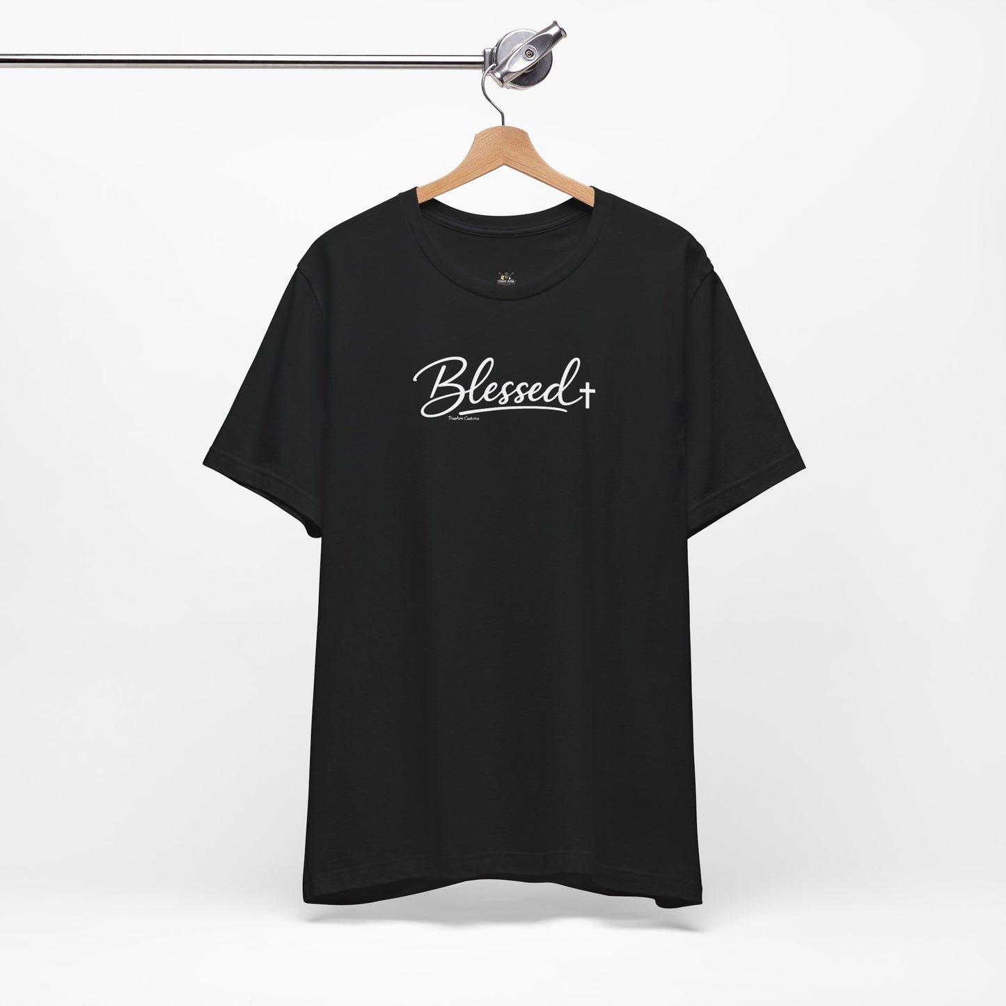 Blessed Minimalist Tee - White Short Sleeve Shirt