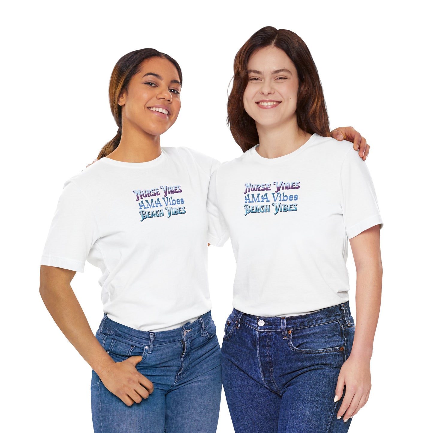Nurse Vibes AMA Vibes Beach Vibes T-Shirt
