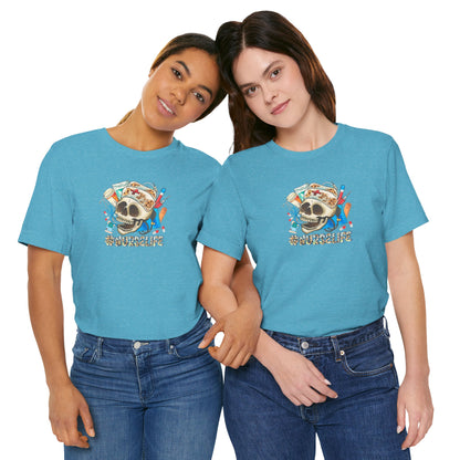 Nurse life Skull Graphic Tee