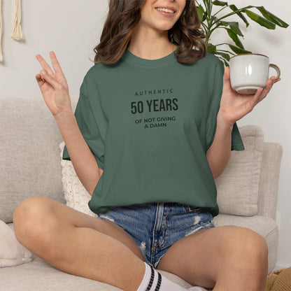 50 Years of Not Giving a Damn T-Shirt