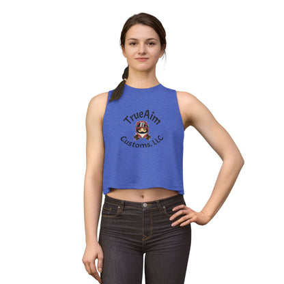 TrueAim Customs Logo Crop Top — Women's Branded Graphic Tank