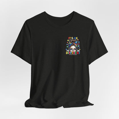 Autism Awareness Tee — "It's OK to Be Different" Graphic T-Shirt