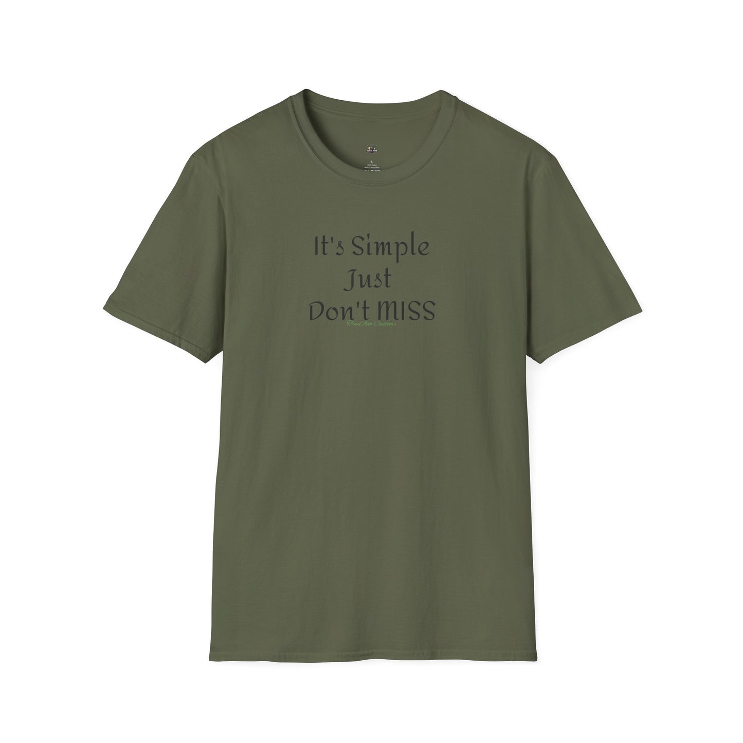 It's Simple Just Don't MISS billiards Tee