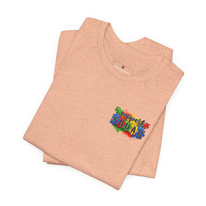 support squad, Be Kind Autism Puzzle T-Shirt