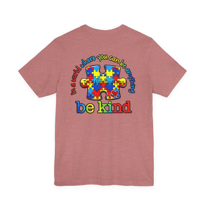 support squad, Be Kind Autism Puzzle T-Shirt