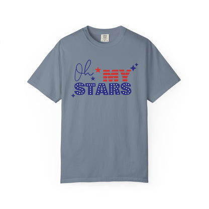 Oh My Stars T-Shirt — Patriotic 4th of July American Flag Tee